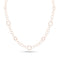 Dominique Cohen modern ethereal  delicate rounds and textured rounds chain necklace, 22 inch version, in 18k rose gold <span class='visuallyhidden'>Call, text 323-404-2959 for shopping help.</span>